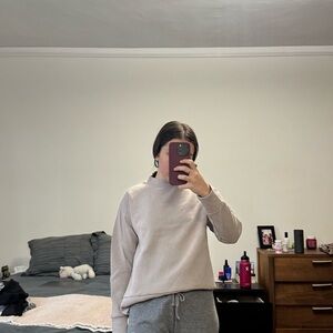 Cream Crew Neck